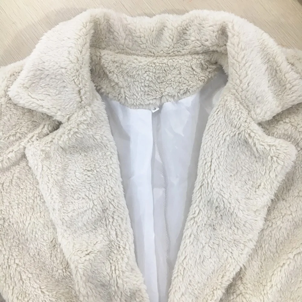 Long Lightweight Sherpa Coat - Picture 3 of 3